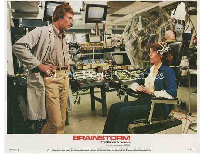BRAINSTORM, 1983, lobby card set, Christopher Walken, Natalie Wood