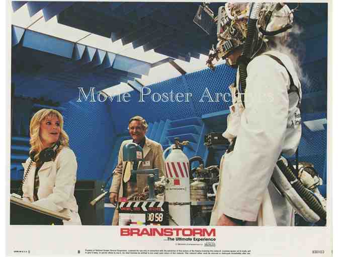 BRAINSTORM, 1983, lobby card set, Christopher Walken, Natalie Wood