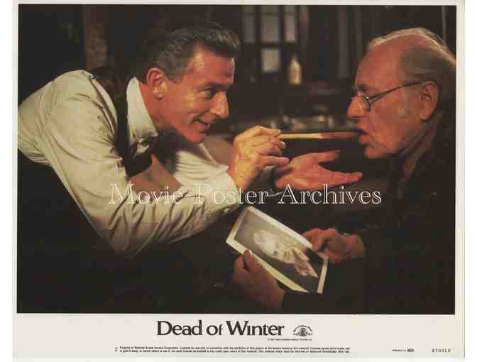 DEAD OF WINTER, 1987 11x14 LC set, Roddy McDowall, Mary Steenburgen and Mark Malone.