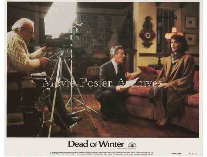 DEAD OF WINTER, 1987 11x14 LC set, Roddy McDowall, Mary Steenburgen and Mark Malone.