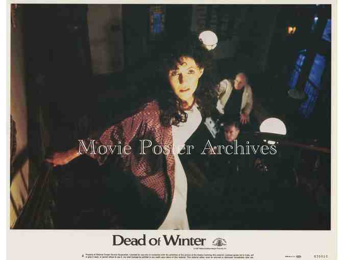 DEAD OF WINTER, 1987 11x14 LC set, Roddy McDowall, Mary Steenburgen and Mark Malone.