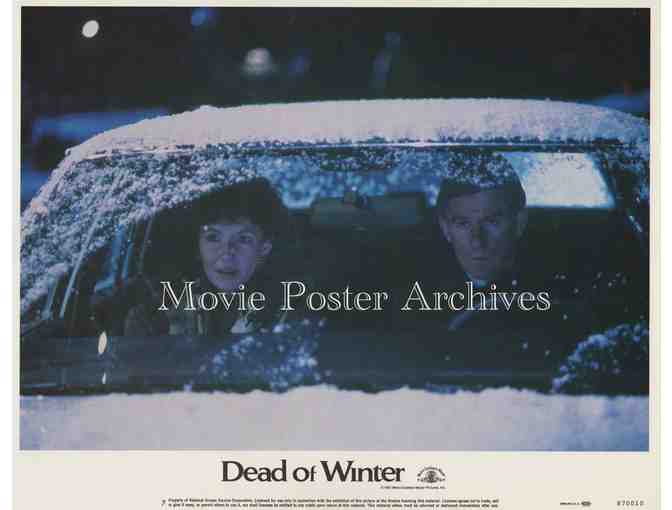 DEAD OF WINTER, 1987 11x14 LC set, Roddy McDowall, Mary Steenburgen and Mark Malone.