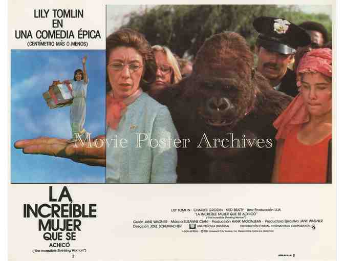 INCREDIBLE SHRINKING WOMAN, 1981 11x14 LC set, Lily Tomlin, Charles Grodin