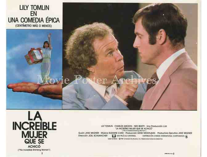 INCREDIBLE SHRINKING WOMAN, 1981 11x14 LC set, Lily Tomlin, Charles Grodin