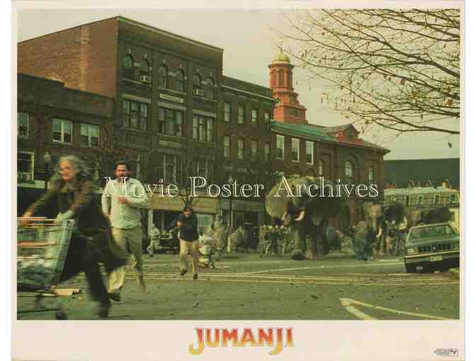 JUMANJI, 1995, lobby cards, Robin Williams, Kirsten Dunst, David Alan Grier