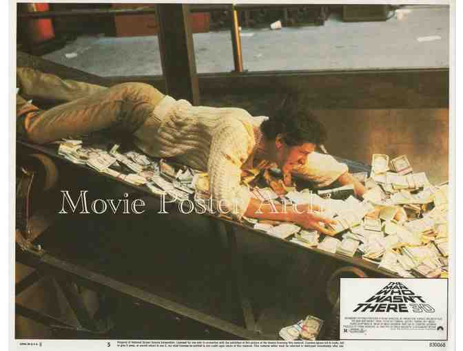 MAN WHO WASNT THERE 3-D, 1983, lobby card set, Steve Guttenberg, William Forsythe.