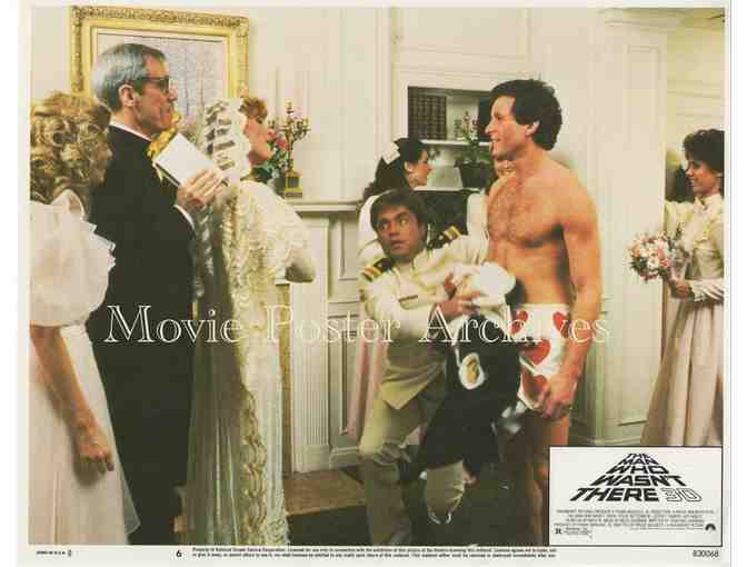 MAN WHO WASNT THERE 3-D, 1983, lobby card set, Steve Guttenberg, William Forsythe.