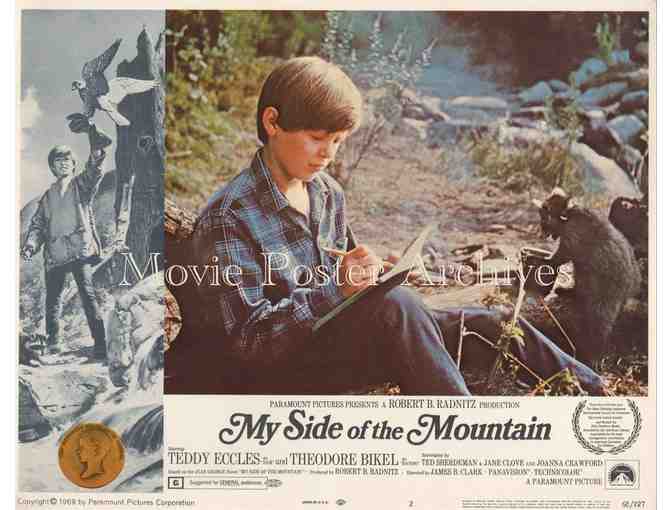 MY SIDE OF THE MOUNTAIN, 1968, lobby card set, Ted Eccles, Theodore Bikel, Paul Hebert