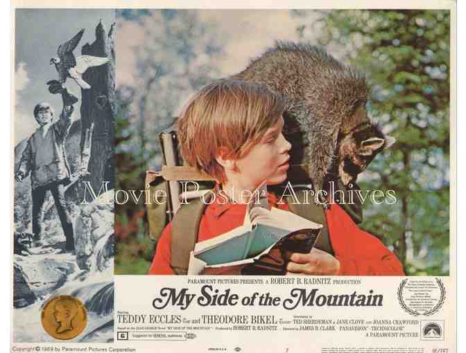 MY SIDE OF THE MOUNTAIN, 1968, lobby card set, Ted Eccles, Theodore Bikel, Paul Hebert