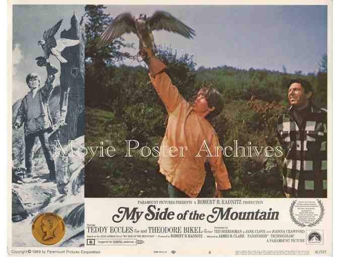 MY SIDE OF THE MOUNTAIN, 1968, lobby card set, Ted Eccles, Theodore Bikel, Paul Hebert