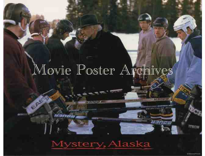 MYSTERY, ALASKA, 1999, lobby card set, Russell Crowe, Mike Myers, Burt Reynolds