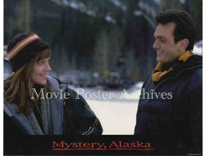 MYSTERY, ALASKA, 1999, lobby card set, Russell Crowe, Mike Myers, Burt Reynolds