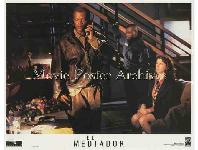 NEGOTIATOR, 1998, lobby card set, Samuel L. Jackson, Kevin Spacey, J. T. Walsh