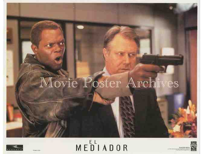 NEGOTIATOR, 1998, lobby card set, Samuel L. Jackson, Kevin Spacey, J. T. Walsh