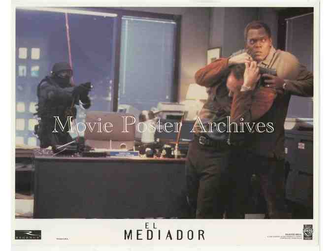 NEGOTIATOR, 1998, lobby card set, Samuel L. Jackson, Kevin Spacey, J. T. Walsh