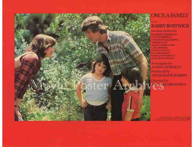 ONCE UPON A FAMILY, 1980, lobby card set, Barry Bostwick, Maureen Anderman, Kyle Richards