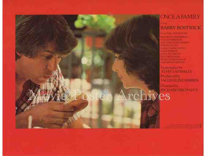 ONCE UPON A FAMILY, 1980, lobby card set, Barry Bostwick, Maureen Anderman, Kyle Richards