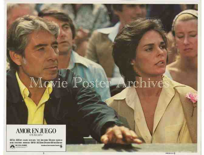 PLAYERS, 1979, lobby card set, Steve Guttenberg, Ali MacGraw, Dean-Paul Martin.