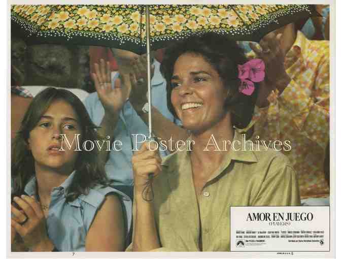 PLAYERS, 1979, lobby card set, Steve Guttenberg, Ali MacGraw, Dean-Paul Martin.