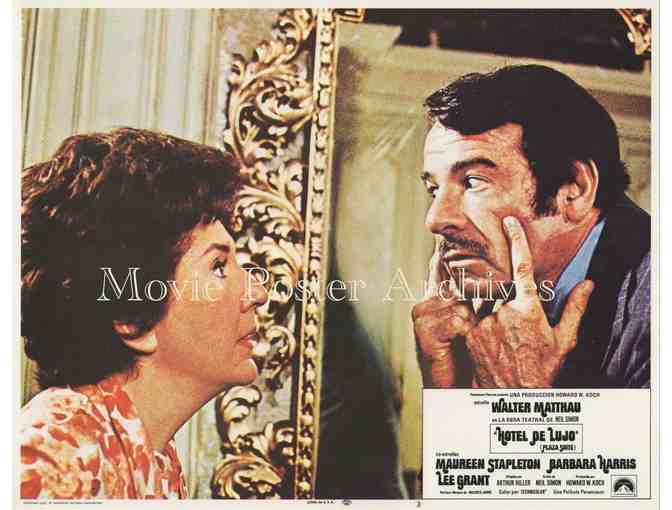 PLAZA SUITE, 1971 lobby card set, Walter Matthau, Maureen Stapleton, Lee Grant