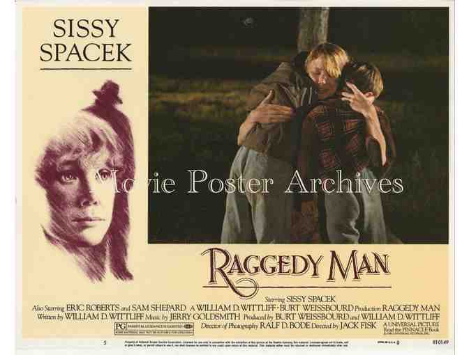 RAGGEDY MAN, 1981, lobby card set, Sissy Spacek, Eric Roberts, Sam Shepard, Henry Thomas