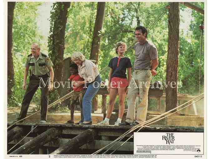 RIVER RAT, 1984, lobby card set, Tommy Lee Jones, Brian Dennehy, Martha Plimpton