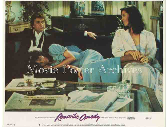 ROMANTIC COMEDY, 1983, lobby card set, Dudley Moore, Mary Steenburgen, Ron Leibman