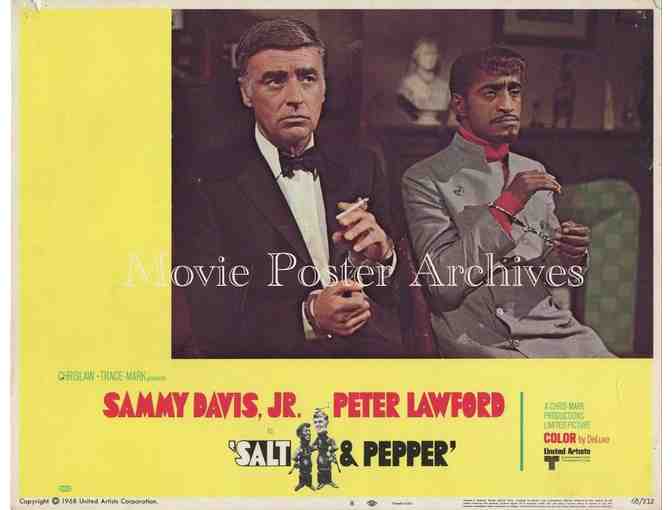 SALT & PEPPER, 1968, lobby cards, Sammy Davis Jr., Peter Lawford, Michael Bates