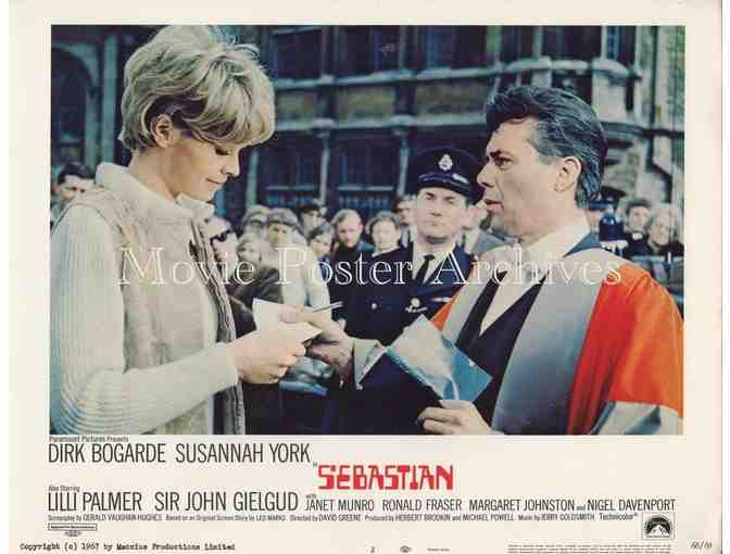 SEBASTIAN, 1968, lobby card set, Dirk Bogarde, Susannah York, Sir John Gielgud
