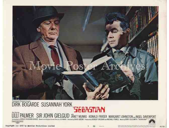SEBASTIAN, 1968, lobby card set, Dirk Bogarde, Susannah York, Sir John Gielgud