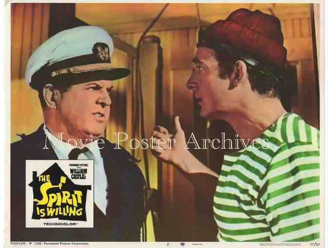 SPIRIT IS WILLING, 1967, lobby card set, John Astin, William Castle's girl ghosts