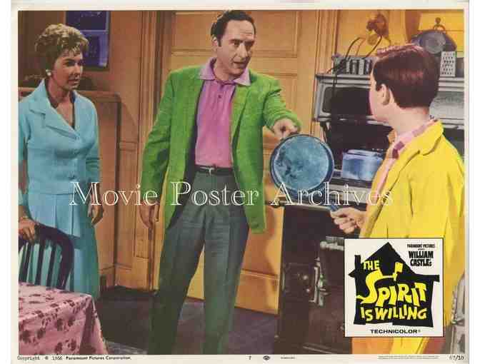 SPIRIT IS WILLING, 1967, lobby card set, John Astin, William Castle's girl ghosts