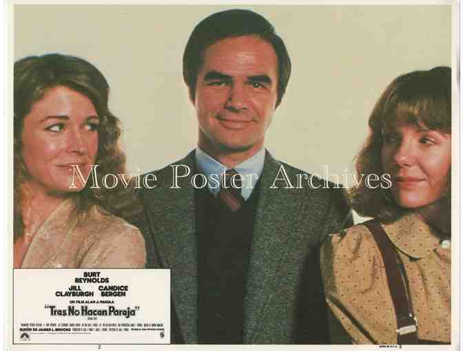 STARTING OVER, 1979, lobby card set, Burt Reynolds, Candice Bergen, Jill Clayburgh