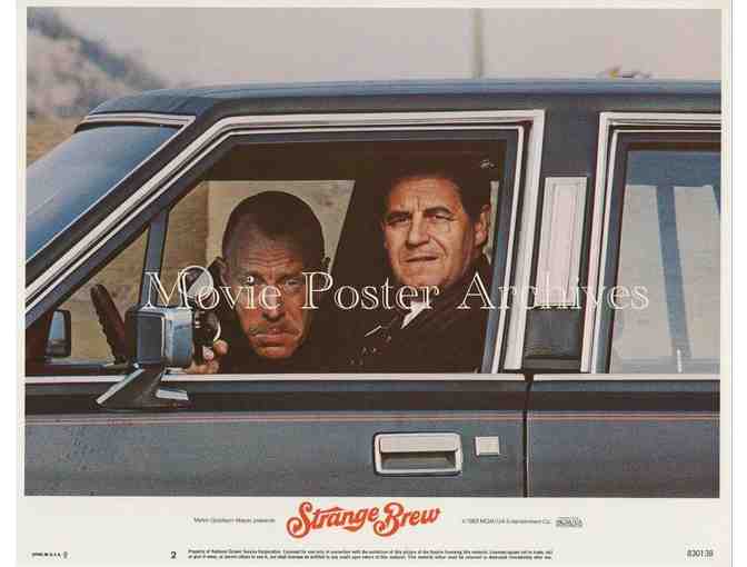 STRANGE BREW, 1983, lobby card set, Rick Moranis, Dave Thomas, Max Von Sydow.