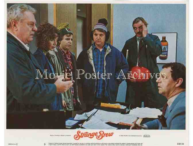 STRANGE BREW, 1983, lobby card set, Rick Moranis, Dave Thomas, Max Von Sydow.