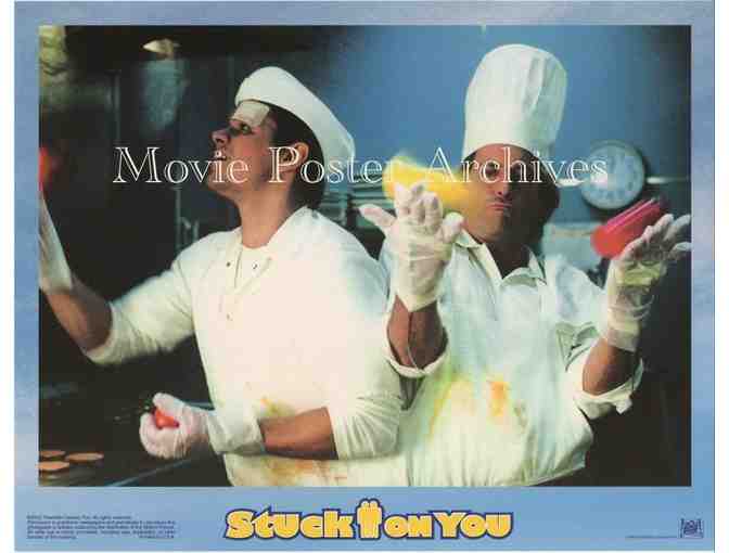 STUCK ON YOU, 2003, lobby card set, Matt Damon, Greg Kinnear, Eva Mendes, Cher