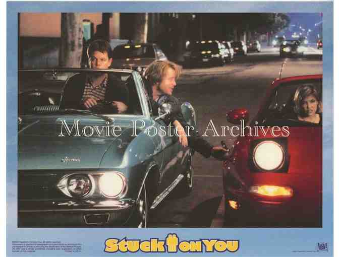 STUCK ON YOU, 2003, lobby card set, Matt Damon, Greg Kinnear, Eva Mendes, Cher