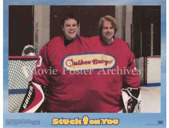 STUCK ON YOU, 2003, lobby card set, Matt Damon, Greg Kinnear, Eva Mendes, Cher