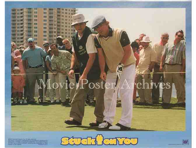 STUCK ON YOU, 2003, lobby card set, Matt Damon, Greg Kinnear, Eva Mendes, Cher