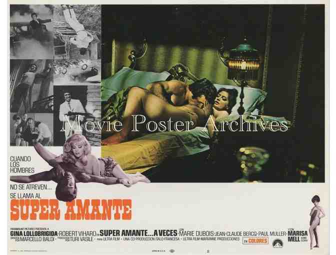 STUNTMAN, 1968, lobby card set, Gina Lollobrigida, Robert Viharo, Paul Muller