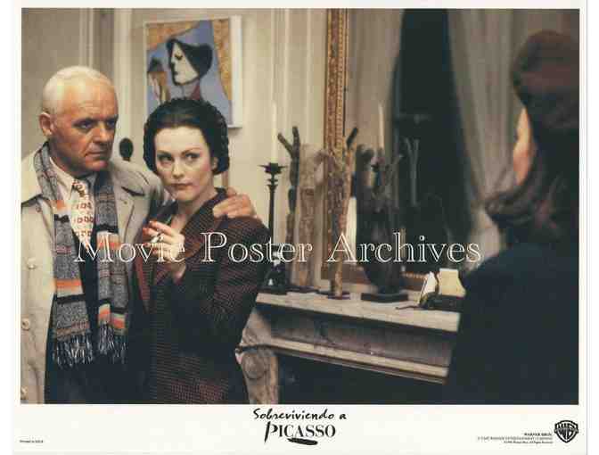 SURVIVING PICASSO, 1996, lobby card set, Anthony Hopkins, Julianne Moore, Joan Plowright