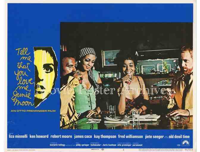 TELL ME THAT YOU LOVE ME, JUNIE MOON, 1970, lobby card set, Liza Minnelli, DeLuise