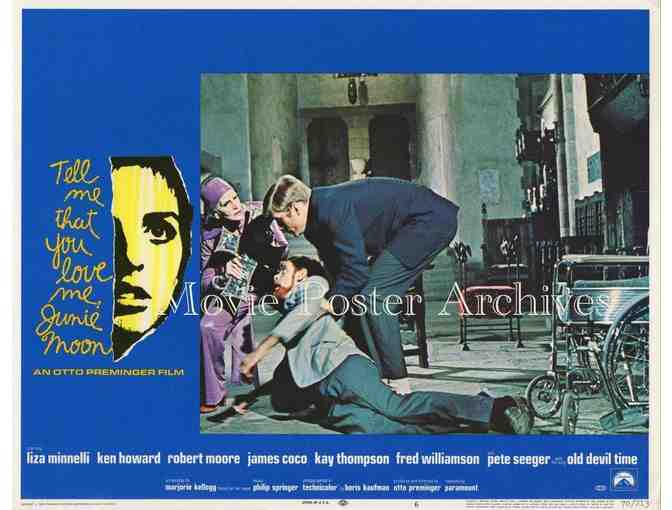 TELL ME THAT YOU LOVE ME, JUNIE MOON, 1970, lobby card set, Liza Minnelli, DeLuise