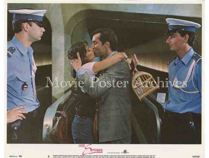 UNTIL SEPTEMBER, 1984, lobby card set, Karen Allen, Thierry Lhermitte, Hutton Cobb.