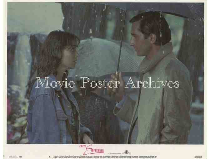 UNTIL SEPTEMBER, 1984, lobby card set, Karen Allen, Thierry Lhermitte, Hutton Cobb.