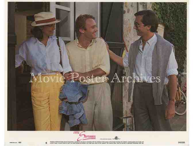 UNTIL SEPTEMBER, 1984, lobby card set, Karen Allen, Thierry Lhermitte, Hutton Cobb.