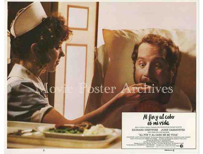WHOSE LIFE IS IT ANYWAY?, 1981, lobby card set, Richard Dreyfuss, John Cassavetes