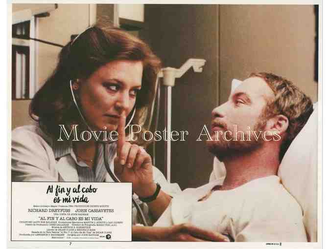 WHOSE LIFE IS IT ANYWAY?, 1981, lobby card set, Richard Dreyfuss, John Cassavetes