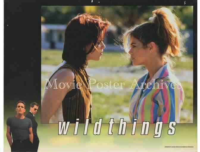 WILD THINGS, 1998, lobby card set, Campbell, Bacon, Dillon, Murray, Wagner