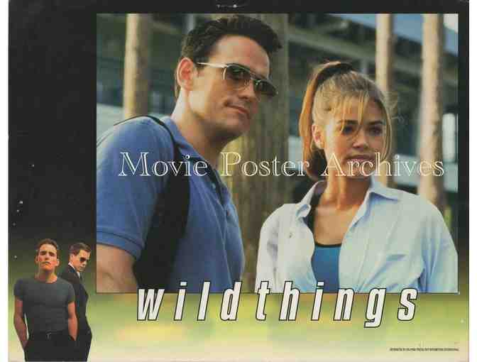 WILD THINGS, 1998, lobby card set, Campbell, Bacon, Dillon, Murray, Wagner